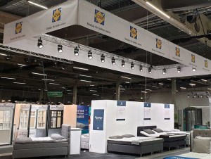 Banderoll/ Vepa med kederband eller kardborre